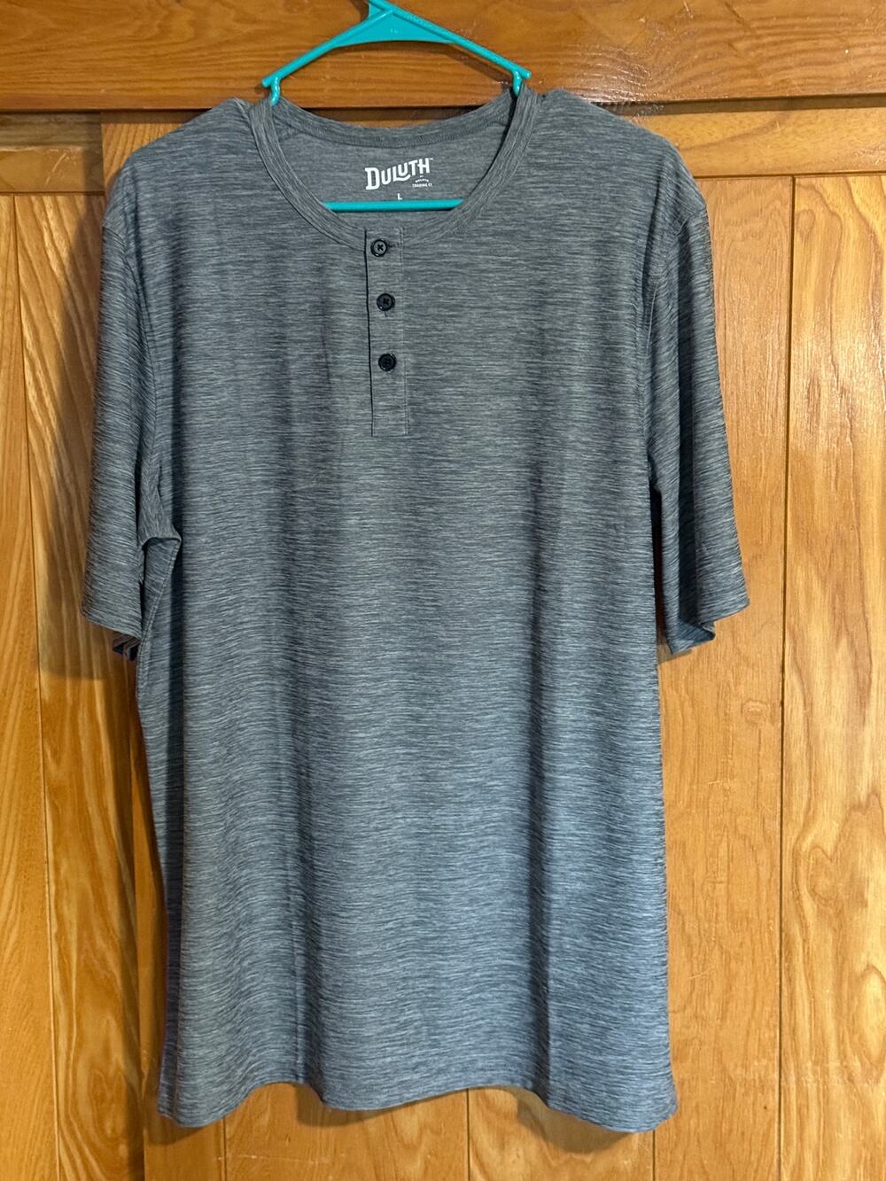 Duluth Trading Co. Armachillo Cooling Shirt Henley - Size L
